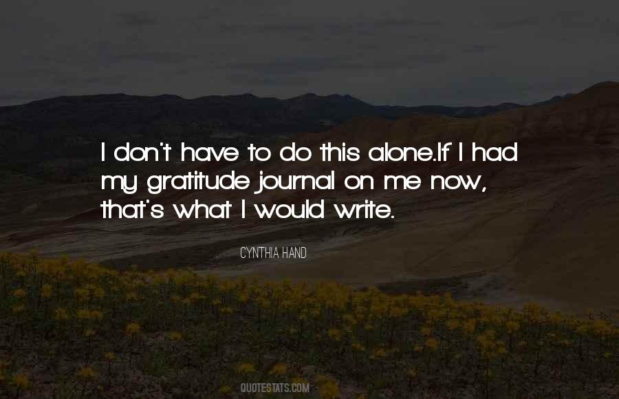 Gratitude Journal Quotes #1765152