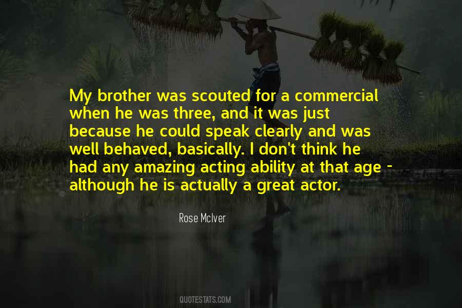 Great Actor Quotes #1660935