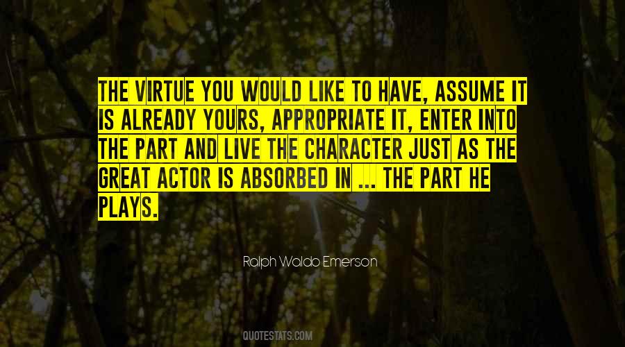 Great Actor Quotes #359969