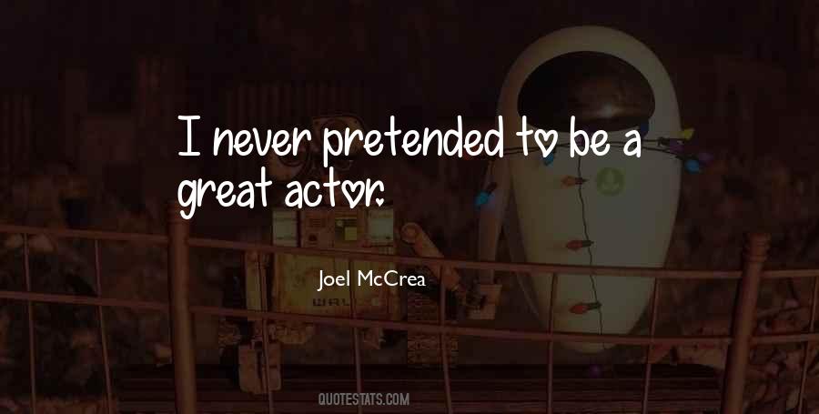 Great Actor Quotes #661996