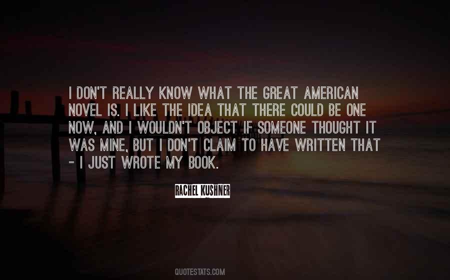 Great American Novel Quotes #1157869