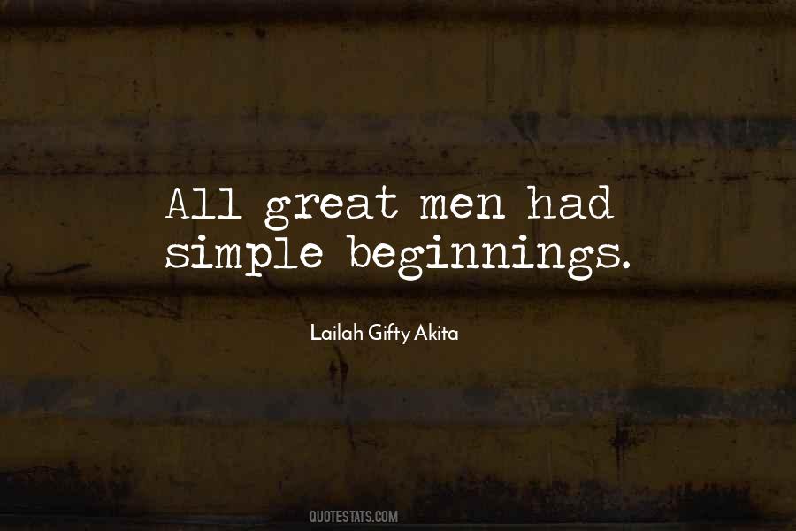 Great Beginnings Quotes #1558606
