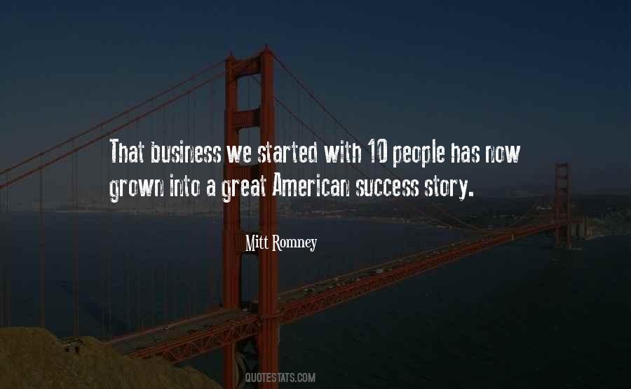 Great Business Success Quotes #154786