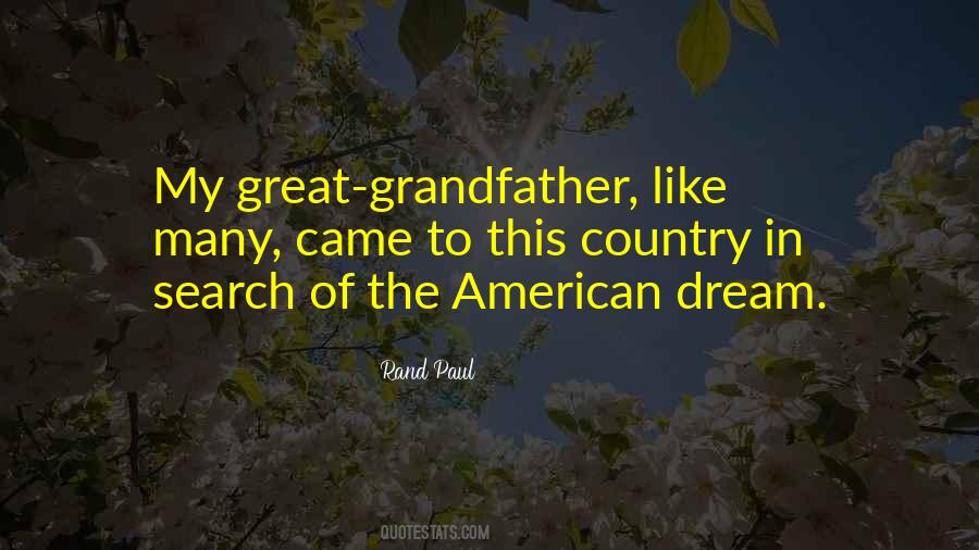 Great Grandfather Quotes #1565487