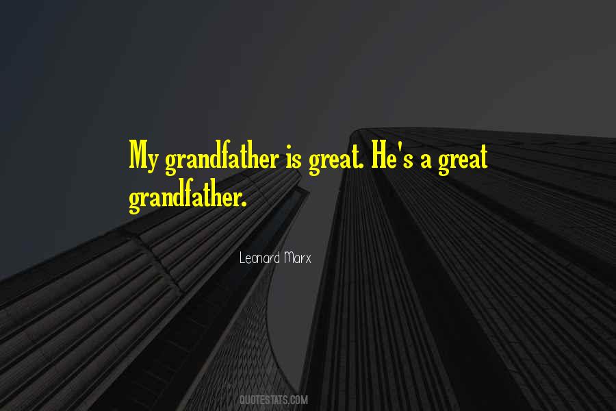 Great Grandfather Quotes #1688059