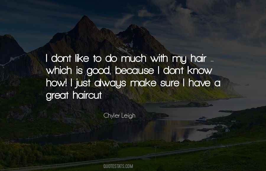 Great Haircut Quotes #1319827