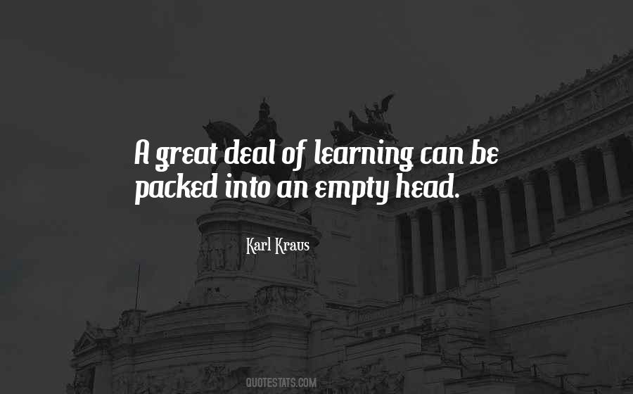 Great Head Quotes #601774