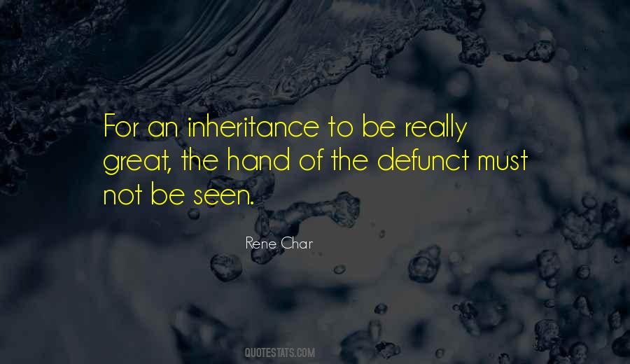 Great Inheritance Quotes #1085419