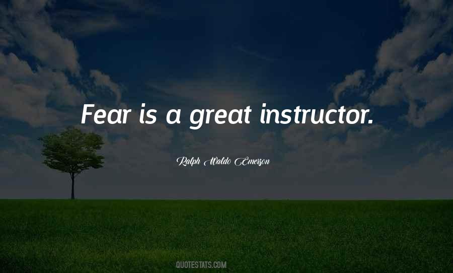 Great Instructor Quotes #1337855