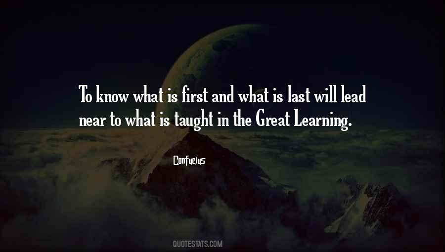 Great Learning Quotes #1453603