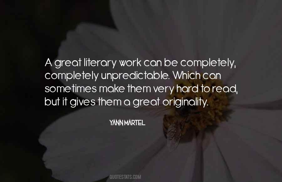 Great Literary Quotes #1517129