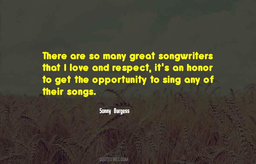 Great Love Songs Quotes #1110636