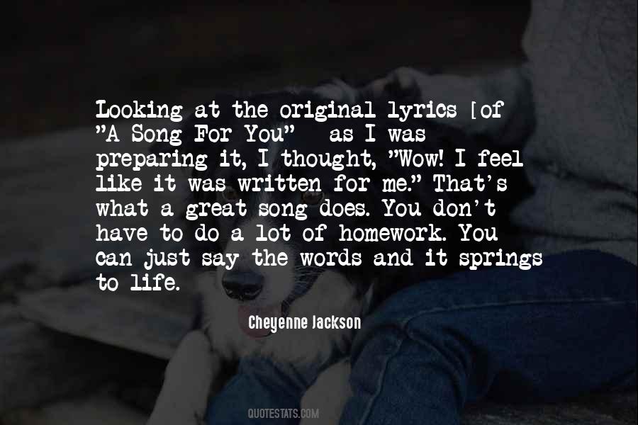 Great Lyrics Quotes #1052521