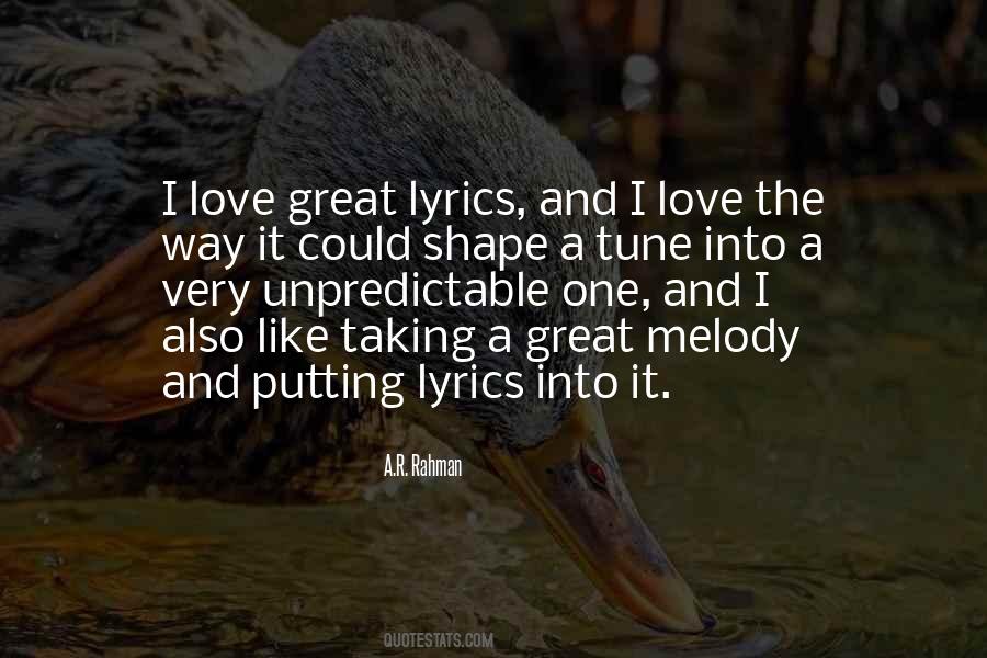 Great Lyrics Quotes #111193