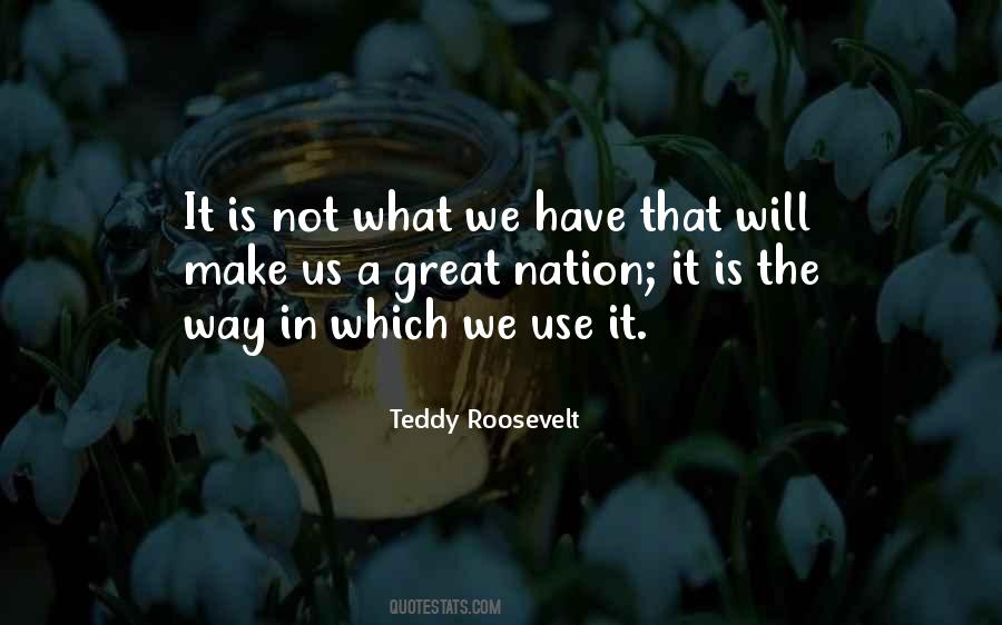 Great Nation Quotes #1280885