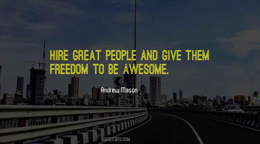 Great People Quotes #1125496