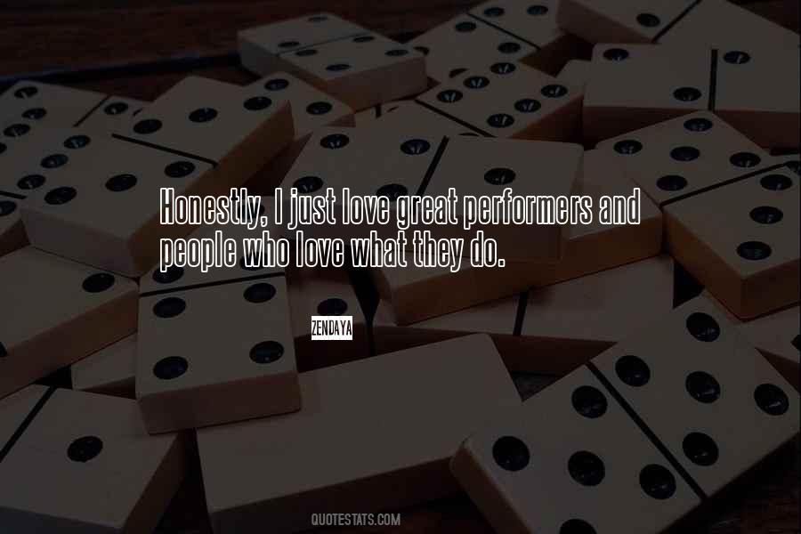 Great Performers Quotes #1216408