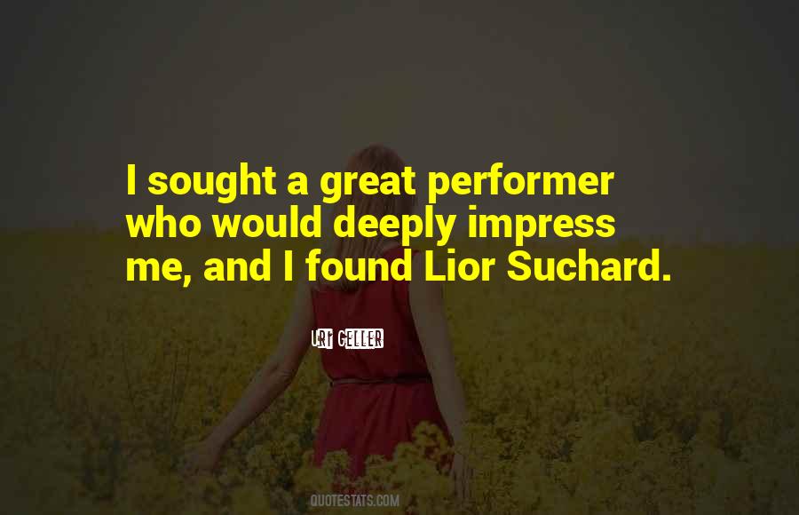 Great Performers Quotes #314069