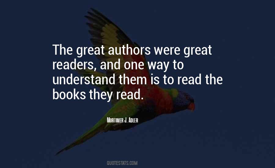 Great Readers Quotes #1255491