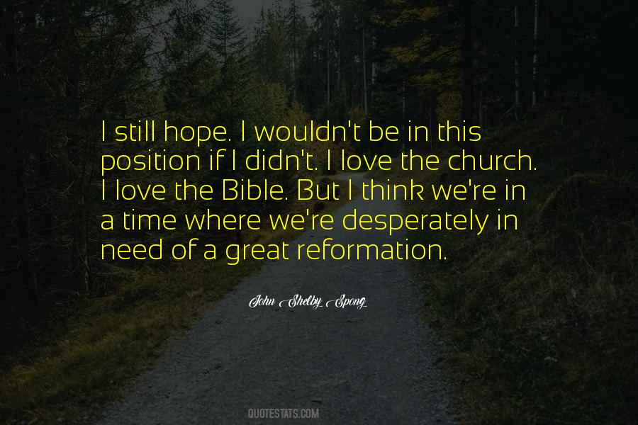 Great Reformation Quotes #1422441
