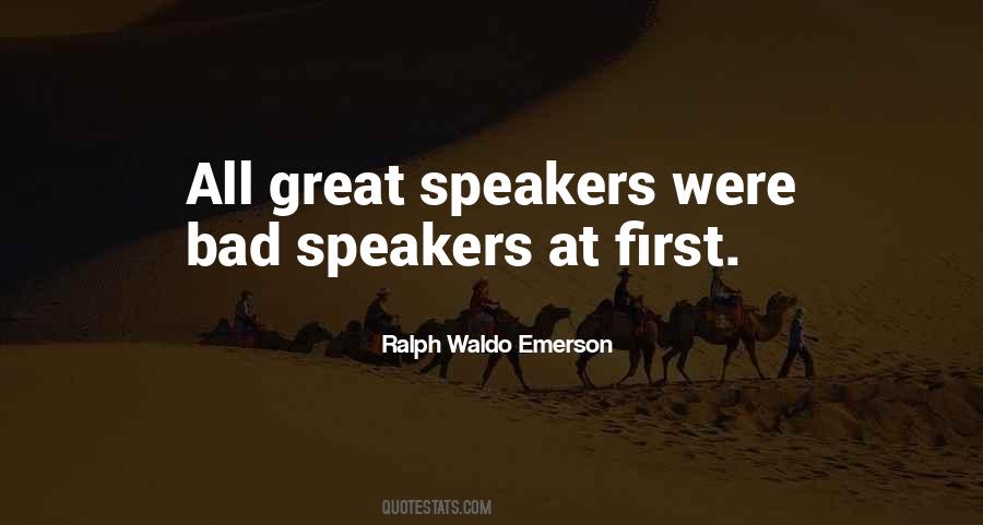 Great Speakers Quotes #631533