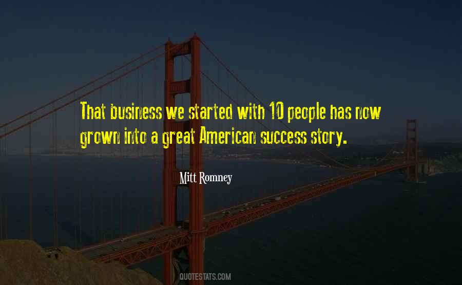 Great Success Story Quotes #154786