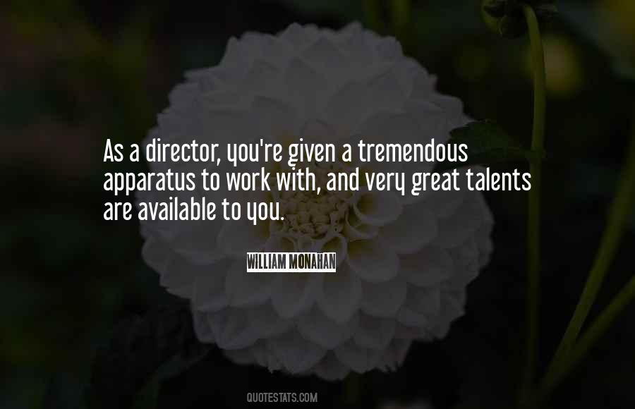 Great Talents Quotes #1075895