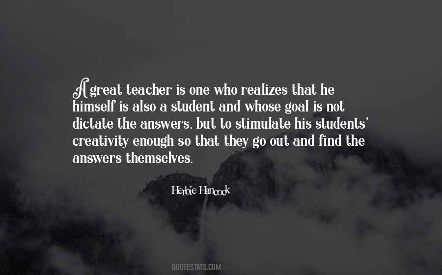 Great Teacher Quotes #1346891