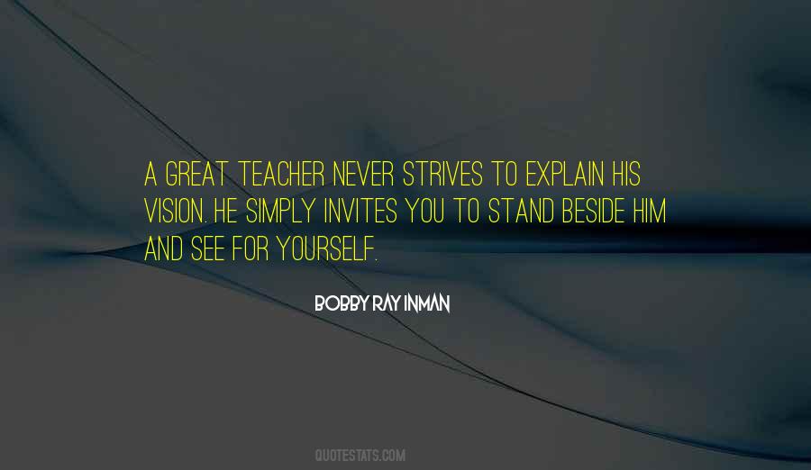 Great Teacher Quotes #1631600