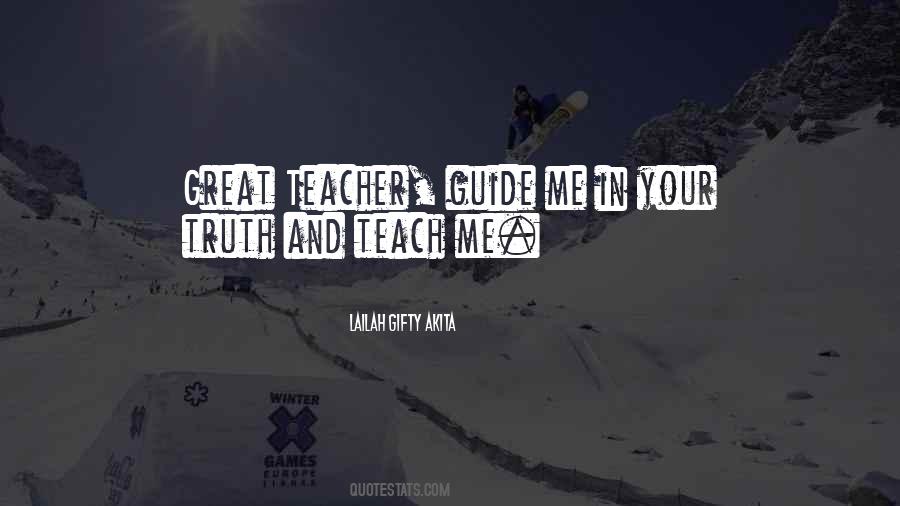 Great Teacher Quotes #617717