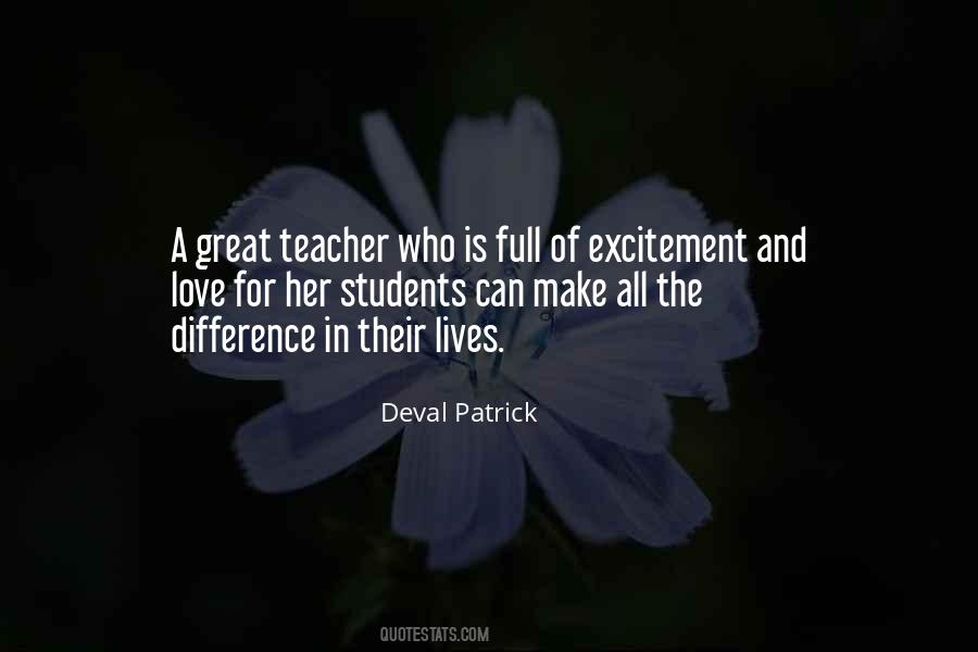 Great Teacher Quotes #873841