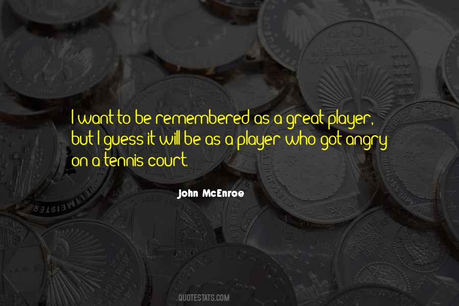 Great Tennis Player Quotes #57380