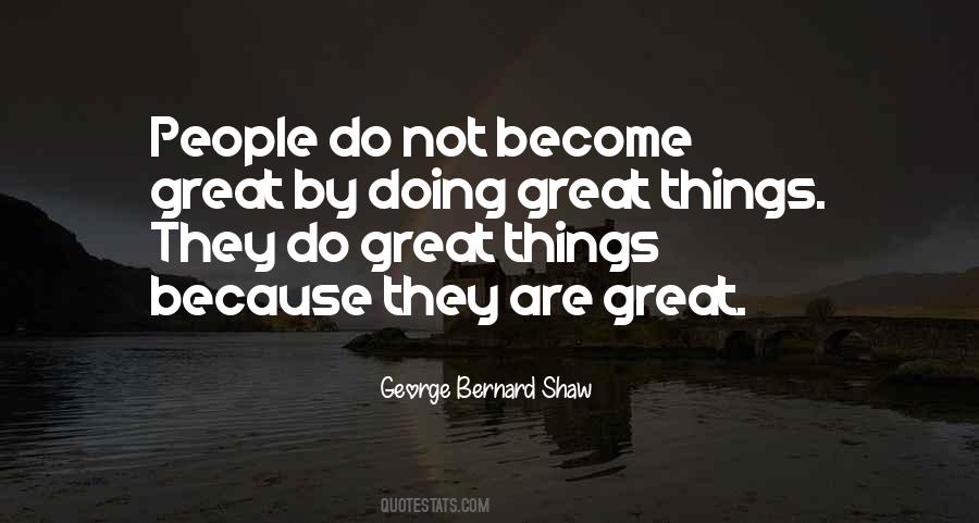 Great Things Quotes #1254555