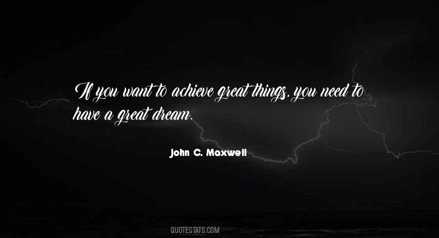 Great Things Quotes #1424765