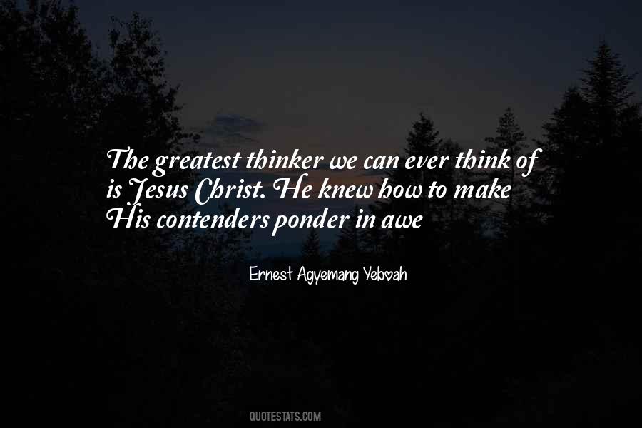 Great Thinker Quotes #1284563