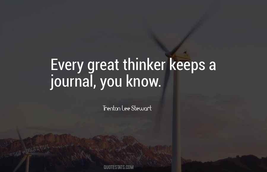 Great Thinker Quotes #1338509