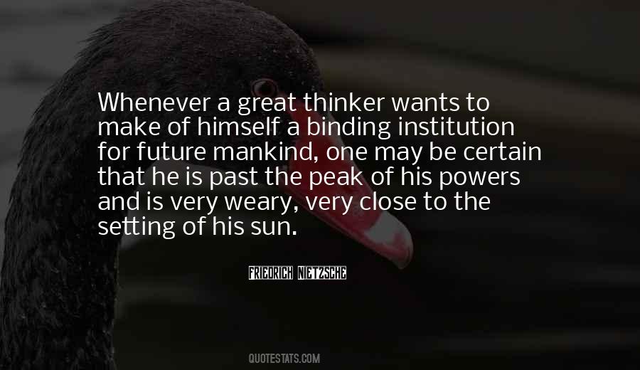 Great Thinker Quotes #995311