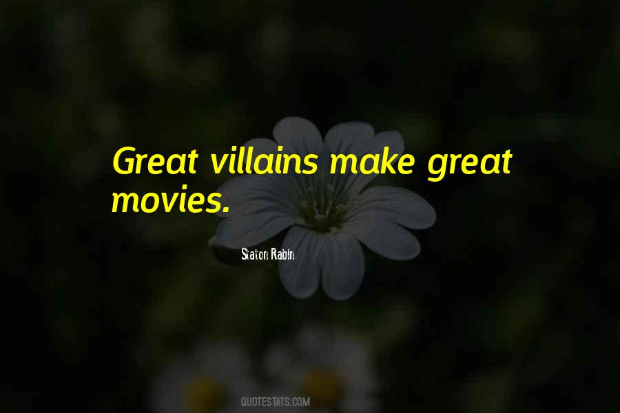 Great Villains Quotes #1458654