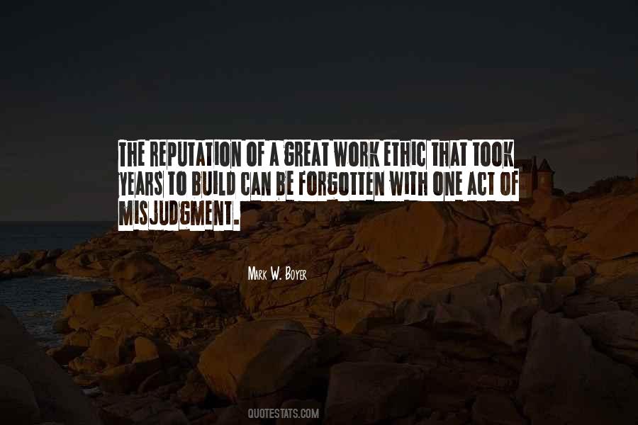Great Work Ethic Quotes #1717784
