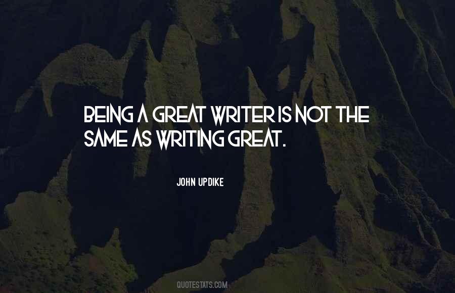 Great Writer Quotes #463490