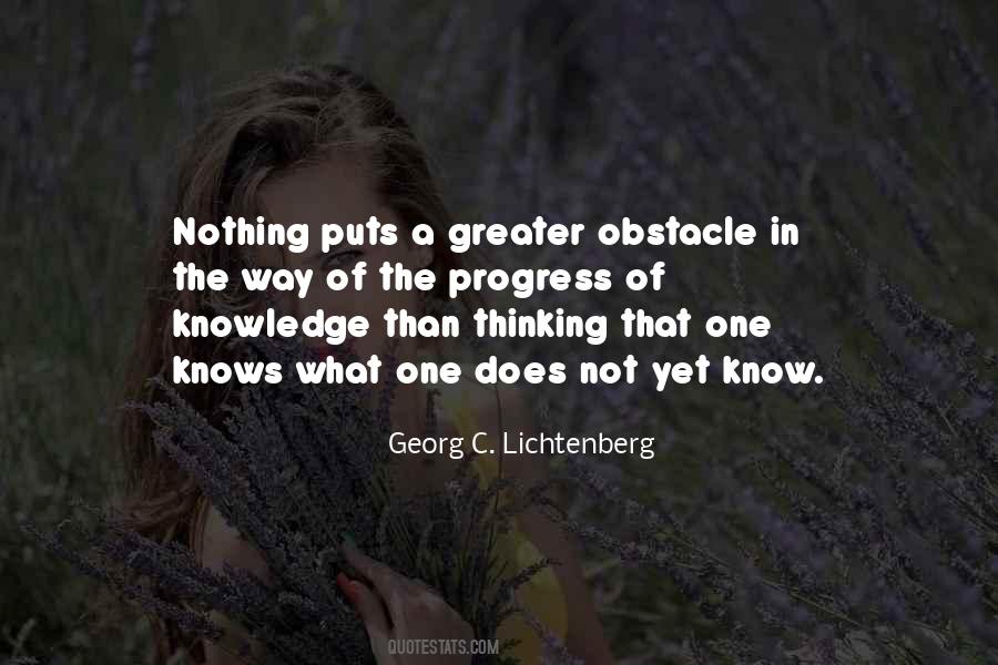 Greater Knowledge Quotes #249356