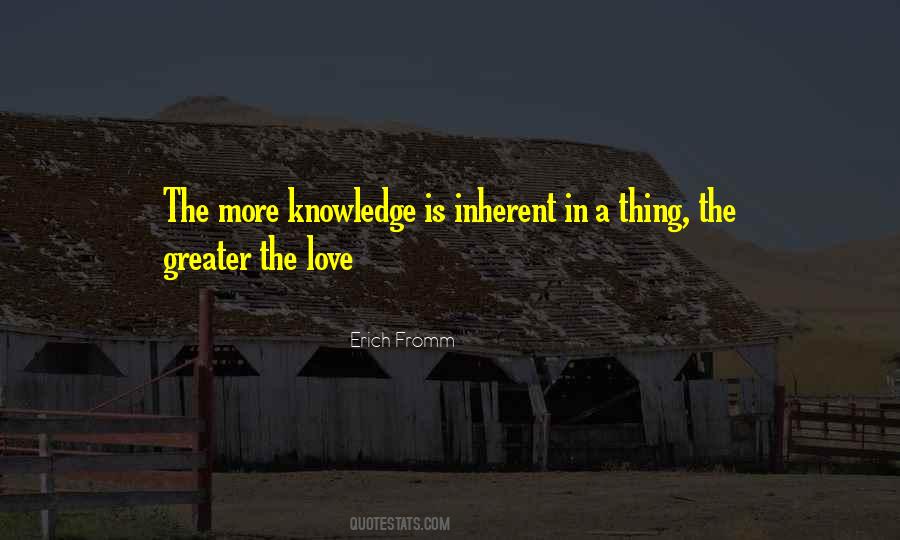 Greater Knowledge Quotes #619377