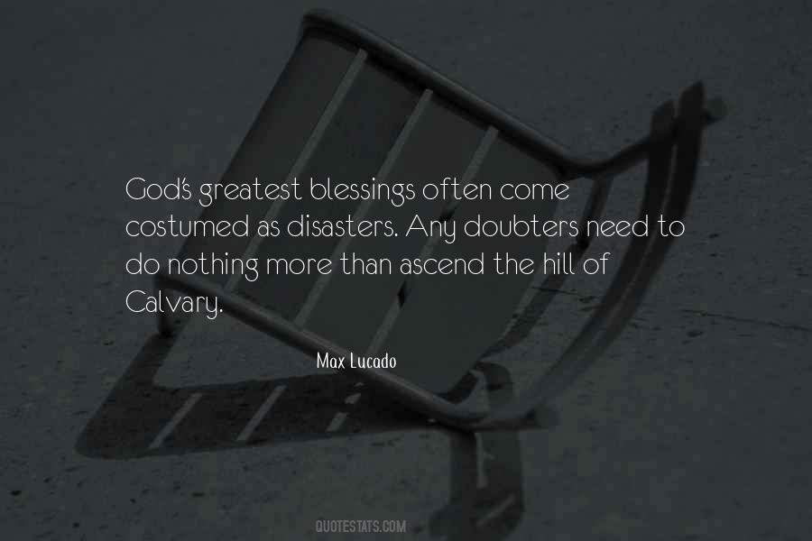Greatest Blessing Quotes #1038926