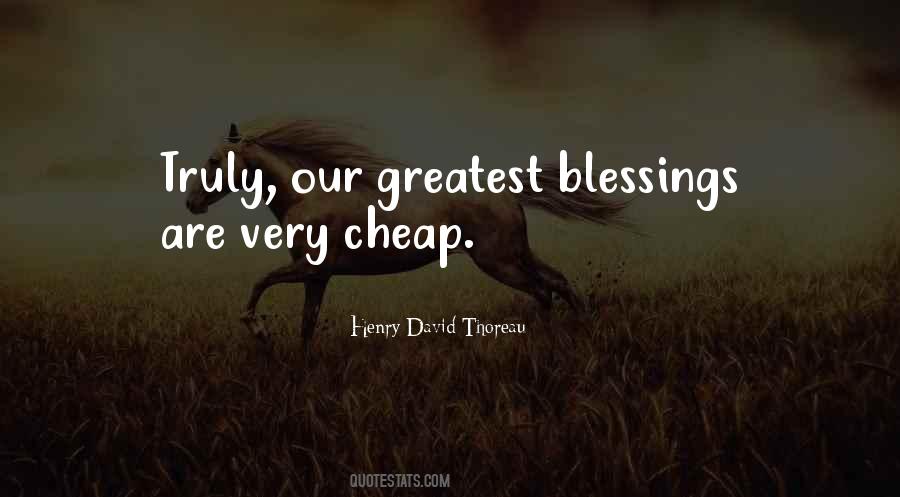 Greatest Blessing Quotes #1289678