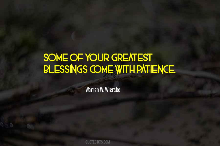 Greatest Blessing Quotes #456533