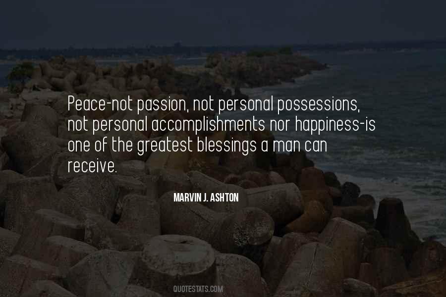 Greatest Blessing Quotes #77242