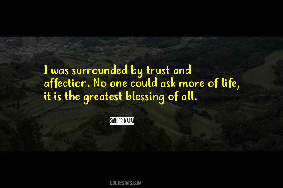 Greatest Blessing Quotes #775791