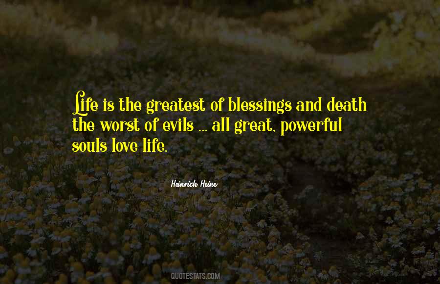Greatest Blessing Quotes #800559