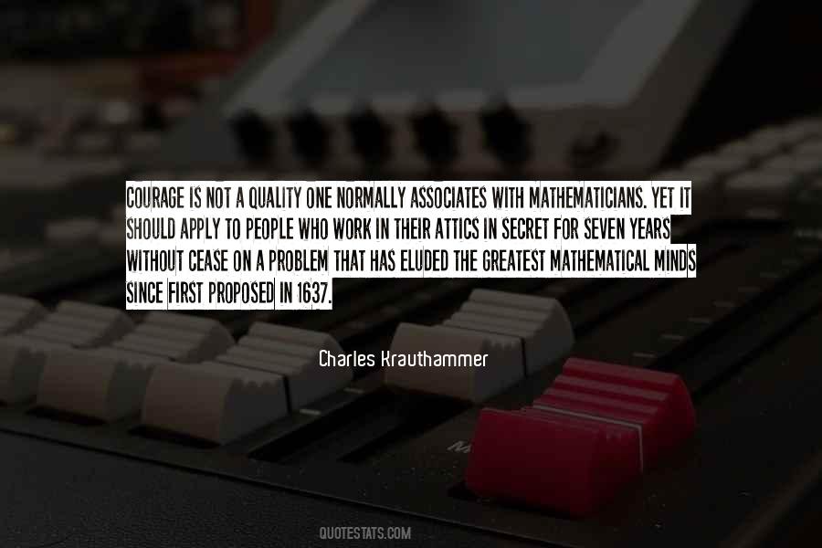 Greatest Mathematicians Quotes #638566
