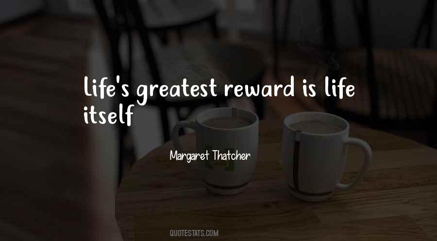 Greatest Rewards Quotes #12802